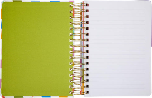 C.R. Gibson Signature Checkerboard Twin Wire Journal, 8.5" x 8.5", 480 Pages, Blank, Dot Grid, Lined