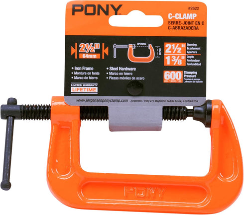 Pony 2-1/2-Inch C-Clamp - 2622