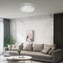 2700K-6500K 36W 3600LM 13.78 Inch Dimmable OOWOLF Flush Mount LED Ceiling Light Fixture, Super Bright Warm/White Light