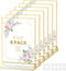 Acrylic Sign Holder 8X10 Gold Frames Double Sided Sign Stand for Picture