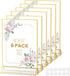 Acrylic Sign Holder 8X10 Gold Frames Double Sided Sign Stand for Picture