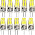 BAOMING G4 LED Bulb 12V JC Type, 20W/35W T3 Halogen Equivalent, 6000K Daylight White, G4 Bi-Pin Base - 10 Pack