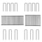 DFD 40 Pieces Shutter Replacement Staples Plantation Shutter Repair Parts Plantation Shutter Staples