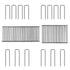 DFD 40 Pieces Shutter Replacement Staples Plantation Shutter Repair Parts Plantation Shutter Staples