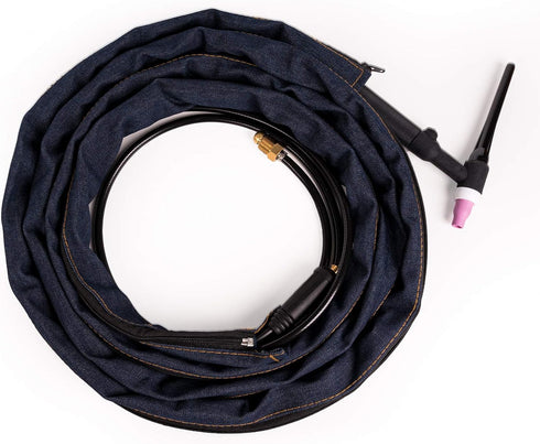 YESWELDER TIG Welding Torch Cable Cover, Cowboy Zipper Jacket Style, 3.7 Meters (12 Feet Length)