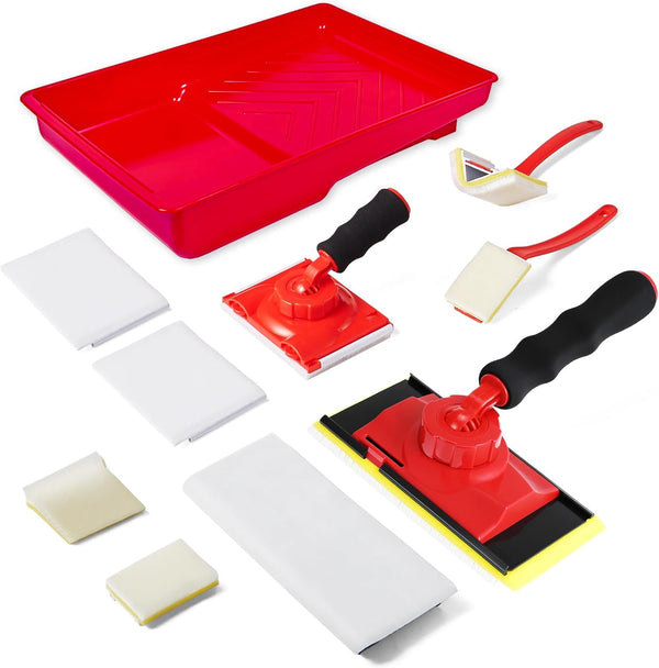 Paint Edger Tool - 360 Rotation Handle for High Ceilings & Corners,