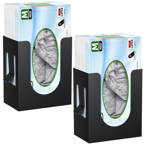 THYGIFTREE Magnetic Glove Box Holder 2 Pack, Wall Mount Metal Rubber Disposable