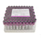 Pet Animals Lab Vacuum Blood Collection Tubes EDTA K2, 100pcs 10ml Lavender for Veterinary Supplies