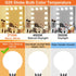 G25 Bulbs Dimmable 60W, 4 Pack 2700K Bulbs 60 25 E26 Ledbulb, Bulb Vinaco Glass LED Light No Flicker Round Light Watt
