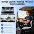 GKTKG 2-in-1 Set Truck Seat Cushion and Headrest for Truck Driver, Lumbar Support Car Cushions for Long Haul Driving