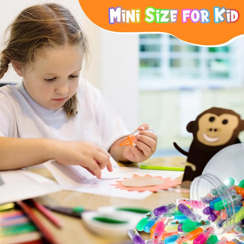 Ctosree 90 Pieces Mini Cute Scented Highlighters with Candy Jars for Kids, Multi Color School Supplies & Stationery