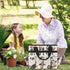 10 Milk Cow Garden Tool Bag, Heavy Duty Garden Tote Bag Organizer with Pockets Gardening Gift for Women and Men