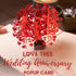 Pop Up Love Tree Card by DEVINE Cards | Happy Valentines Day Card for Wife, Husband, Mothers Day, 3D Pop Up Birthday