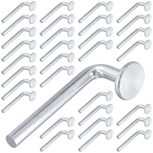 PINGEUI 150 PCS Heavy Duty Universal M7 Pallet Rack Drop Pin, Round Head Safety Bolts for Warehouse, Home
