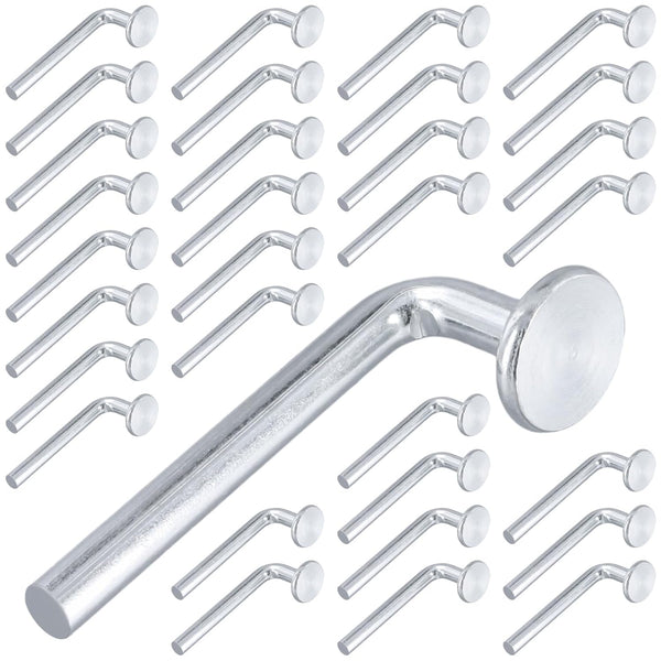 PINGEUI 150 PCS Heavy Duty Universal M7 Pallet Rack Drop Pin, Round Head Safety Bolts for Warehouse, Home