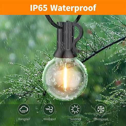 G40 Bulbs, 10 Pack Dimmable Bulbs E12 LED Replacement Shatterproof Globe Light Candelabra Base Warm White for Indoor