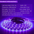 6.6ft 120 1.5m DC5V 10W Black Light LED Strips, Lamp Beads, USB Cable LED Black Light Strip Kit, Flexible Blacklight
