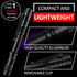Beieverluck 10 Pack 395nm UV Black Light Flashlight Mini Pen Light with Clip LED Handheld Blacklight Detector for Leak
