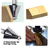 1/2 22.5 2-Flute Chamfer Router Bit Shank, Degree Carbide Chamfer Cut, Edge Forming Bevel Router Bit, Chamfer Bit Miter