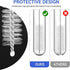 10Pcs Silver Long Straw Brush, Nylon Pipe Tube Cleaner 8-inch Set, Long Straw Brush for Sippy Cup Cleaning