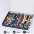 100Pcs (10 10Pcs) 5MM 12V 9.4 Inch/24CM DiCUNO Colors Pre Wired LED Diodes, Ultra Bright Light Emitting Diodes Assorted