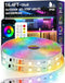 16.4FT Outdoor LED Strip Light Waterproof,IP68 Outside RGB+IC Light Strip with App/Remote