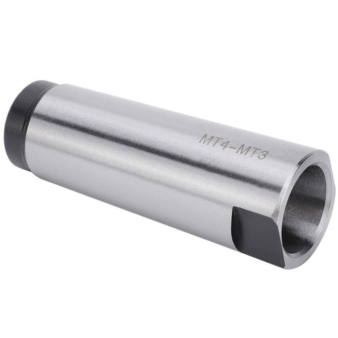 Jeanoko Middle Morse Taper Drill Sleeve, High Speed Steel MT4 to MT3 Reducer for Lathe Milling