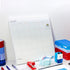 BAZIC Magnetic Dry Erase Calendar Board Tile, 14" x 14", Whiteboard for Office Schedule Planner, 1-Pack