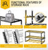 1 Pack 3 4 Spacecare Power Tool Organizer- Power Drill Tool Holder- Heavy Duty Tool Shelf & Layers Tool Rack Cordless