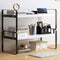 YGYQZ Wood Office Desk Shelf Organizer - Cute Dresser Top Storage Rack for Women, Men, and Kids