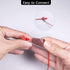 Test Lead Set, Mini Grabber Test Hook Clips Silicone Jumper Wires for Electrical Testing, 60 V, 3A (18PCS)