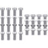 8 Pcs 304 Stainless Steel U Channel Sign Post Attachment Kit, Mounting Hardware for Road Sign with Bolts and Nuts