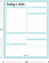JULIANNE & CO Daily To-Do Undated Tear-Away Planner Notepads, Premium Organizer for Home, Office, 50 Pages