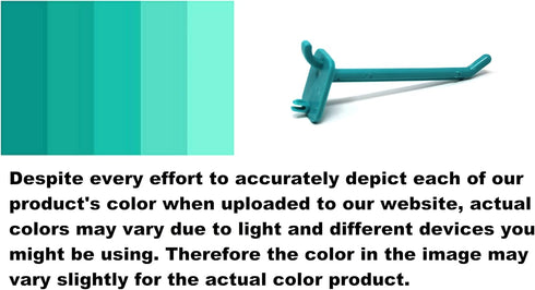 JSP Manufacturing 4" Plastic Pegboard Hooks for Garage/Tools/Storage/Organization/Jewelry/Craft - Multi-Colors (25,