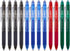 ParKoo Retractable Erasable Gel Pens, 0.7 mm Fine Point, 12-Pack with 4 Assorted Color Inks