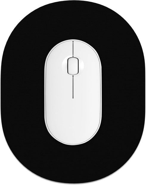 Rimilak Small Waterproof Mouse Pad, 6 x 8 Inch Compact Mini Mat for Laptop, Wireless Mouse, Home Office, Travel, Black.