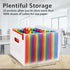 Sooez 24 Pockets Expanding File Folder with Blank Labels, Accordion Organizer for A4 Paper Document