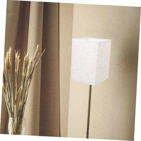 Linen Lampshade Drum Pendant Light White Chandelier Nightstand Decor Cloth Lampshade Spider Lamp Shade s for Floor