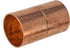 10-Pack 3/4-Inch Copper Coupling with Stop, C x C Sweat Connection, Certified Safe (CWCR0034-10P)