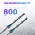10 1/8 inch 2 Pcs Up-Cut CNC Router Bit Shank, Flute Spiral Up Cut End Mill, CNC Solid Carbide Milling Cutter with DLC