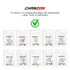 Chanzon 100pcs 3mm LED Diode Lights Assortment (10 Colors x 10pcs, Clear Transparent Lens) Emitting Lighting Bulb Kit