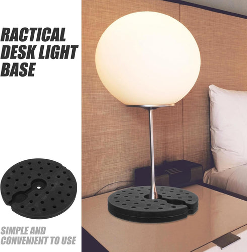 10. 6 Inch SEWACC Lamp Base Weight Block Weighted Floor Lamp Base for Home Bedroom Living Room Diameter