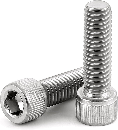M5-0.8 x 25mm Socket Head Cap Screws, Stainless Steel 18-8 (304), Allen Socket Drive, 50 PCS