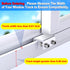 HYIEOU (2 Sets), Sliding Window Locks Secure Window Lock with Key, Window Locks for Up and Down Windows & Horizontal