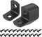 uxcell 40 Set L Corner Bracket Corner Brace Metal Joint Right Angle