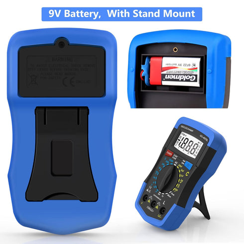 Capacitor Tester GC-4070L-2, 2000pF~200µF Capacitance Meter, 20O~2000MO Ohm Meter