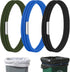 Darlingao Trash Can Rubber Bands Set of 3, Heavy Duty Elastic Garbage Can