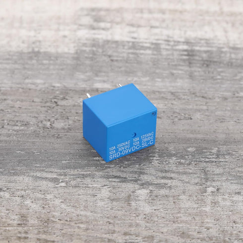 ECSiNG 10PCS 5-Pin Terminals 9VDC Power Relay - PC Board Relay for Industrial Control, Automotive Electronics