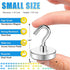 TRYMAG 25 Pack Heavy Duty Magnetic Hooks, 150Lbs Strong Neodymium Hooks for Hanging in Office, Toolbox, Storage