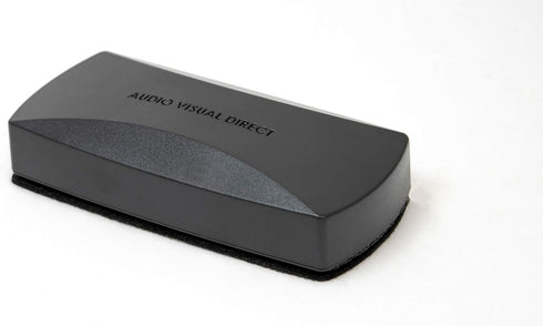 Audio-Visual Direct Black Magnetic Eraser for Glass Dry-Erase Boards with Replaceable Felt